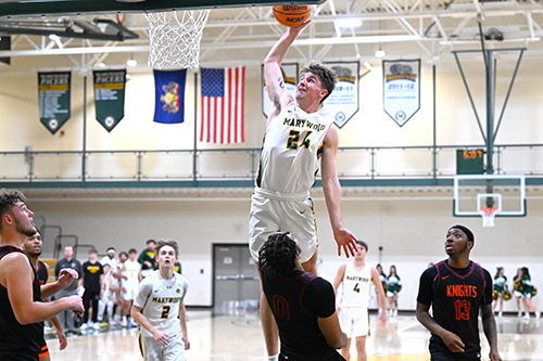 man playing basketball