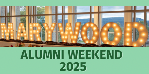 light up marywood sign
