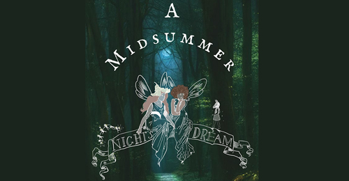 midsummer graphic with fairy